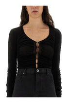 self-portrait Women's Viscose Knit Top Black, view 4