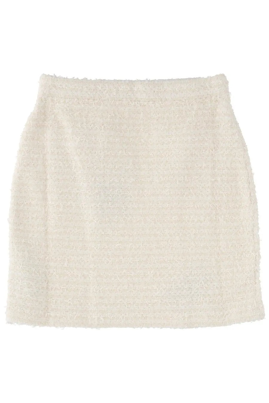 self-portrait Women's Wool Miniskirt White, view 2
