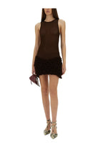 Selia Richwood Women's Mini Poncik Dress Brown, view 2
