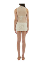 Selia Richwood Women's Mini Poncik Dress White, view 3