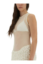 Selia Richwood Women's Mini Poncik Dress White, view 4