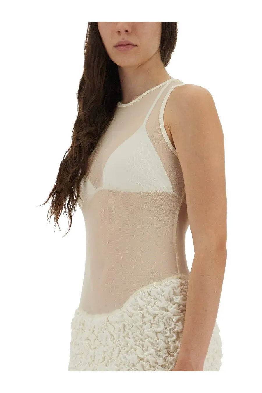 Selia Richwood Women's Mini Poncik Dress White, view 4