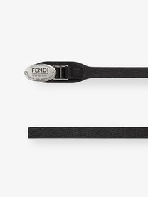 Fendi Men's Selleria Lather Belt Black