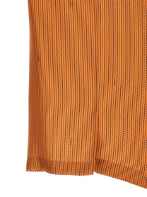 Fendi Selleria Stitching Silk Shirt Orange