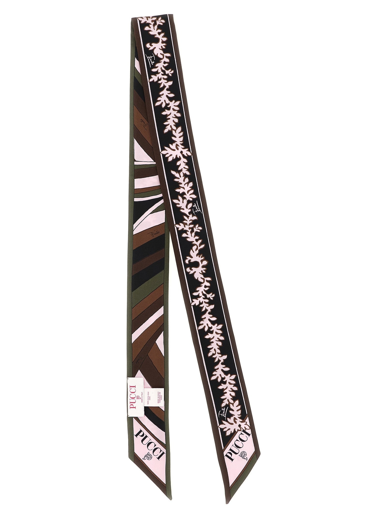 Emilio Pucci Selva and Iride Scarves Gold