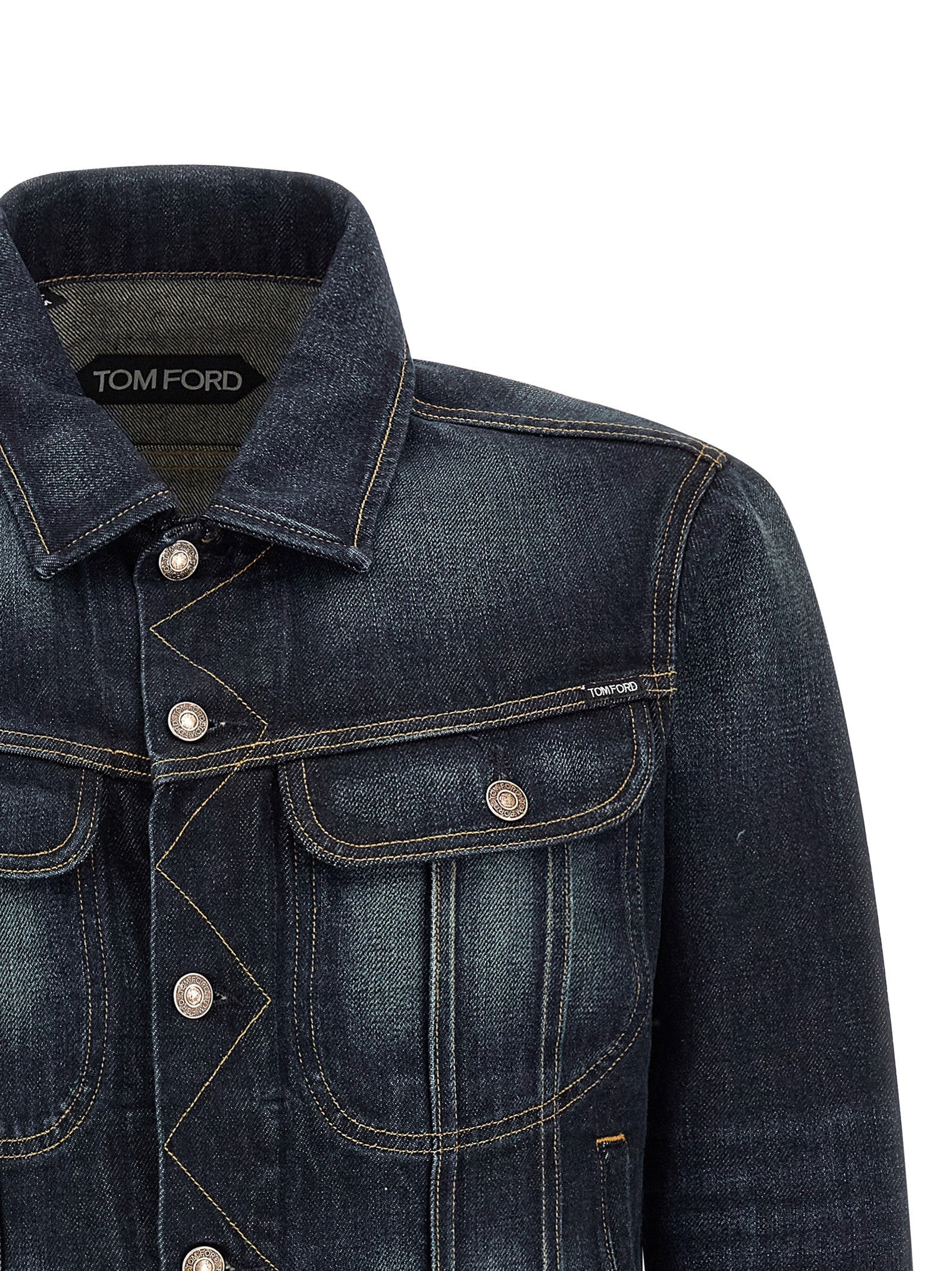 Tom Ford Selvedge Icon Jacket Blue