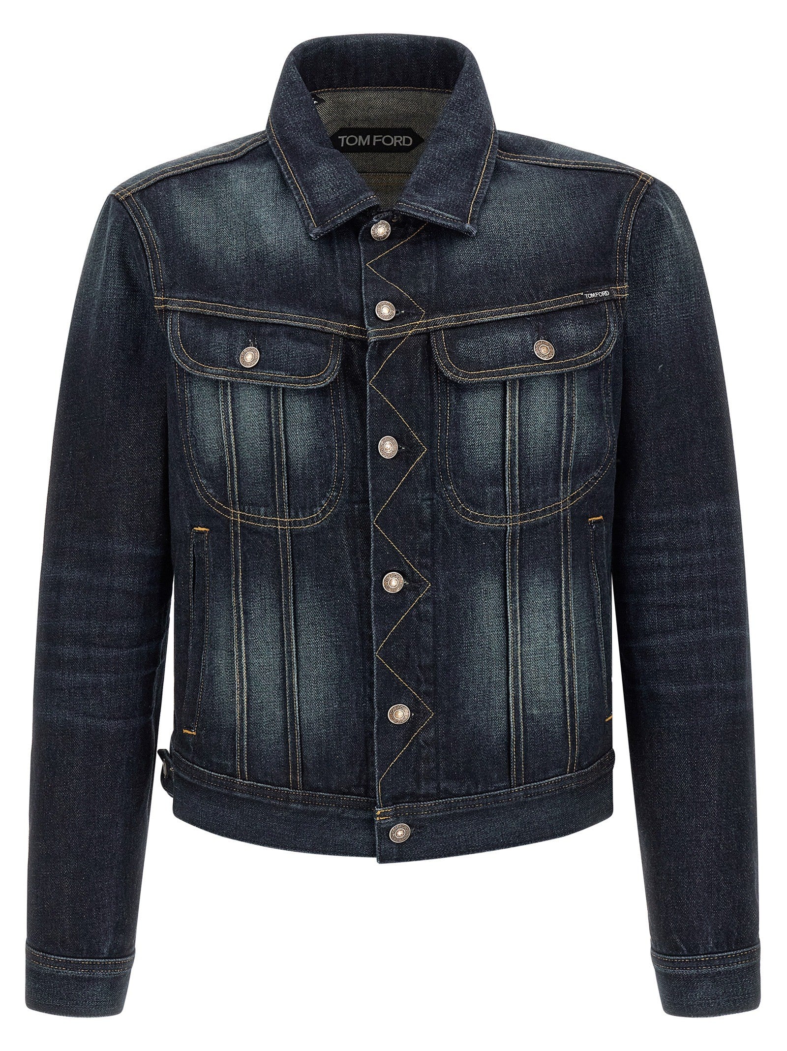 Tom Ford Selvedge Icon Jacket Blue