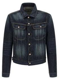 Tom Ford Selvedge Icon Jacket Blue