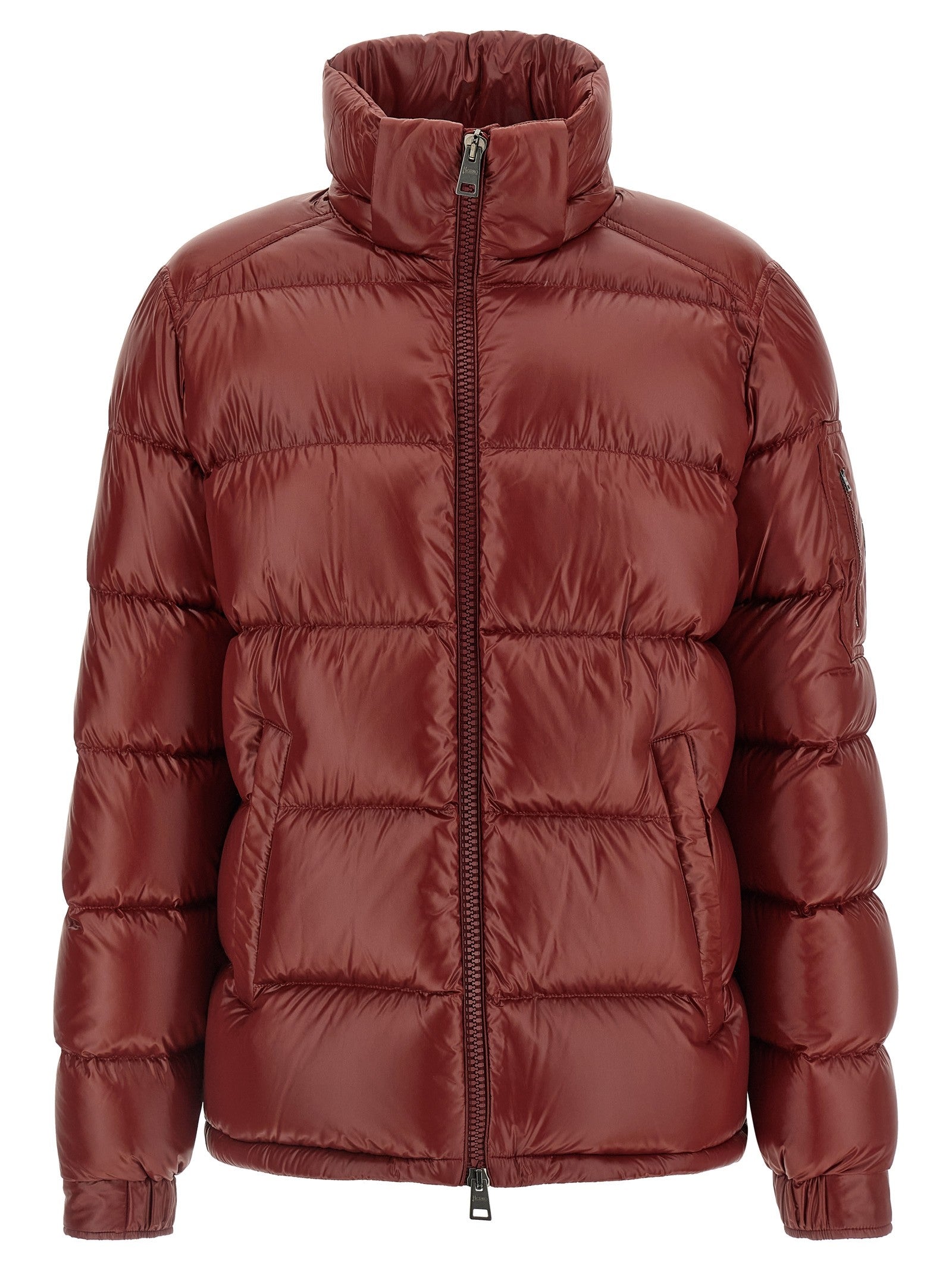 Herno Semi Gloss Quilted Down Jacket Red