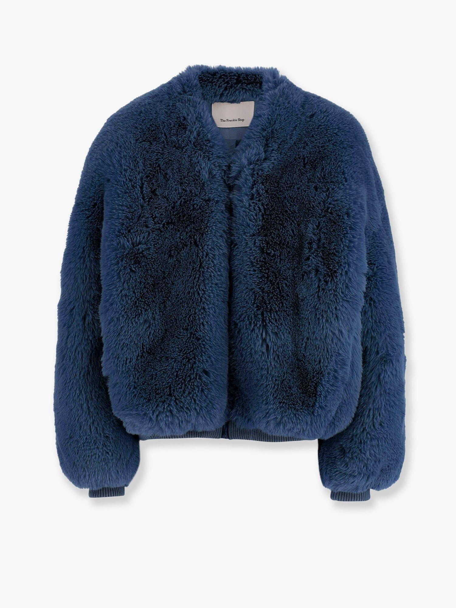 The Frankie Shop Women's Senna Faux Fur Jacket Blue