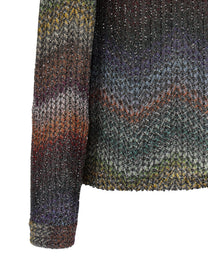 Missoni Sequin and Lamé Viscose Shirt Gold