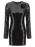 ROTATE Birger Christensen Sequin Dress Brown