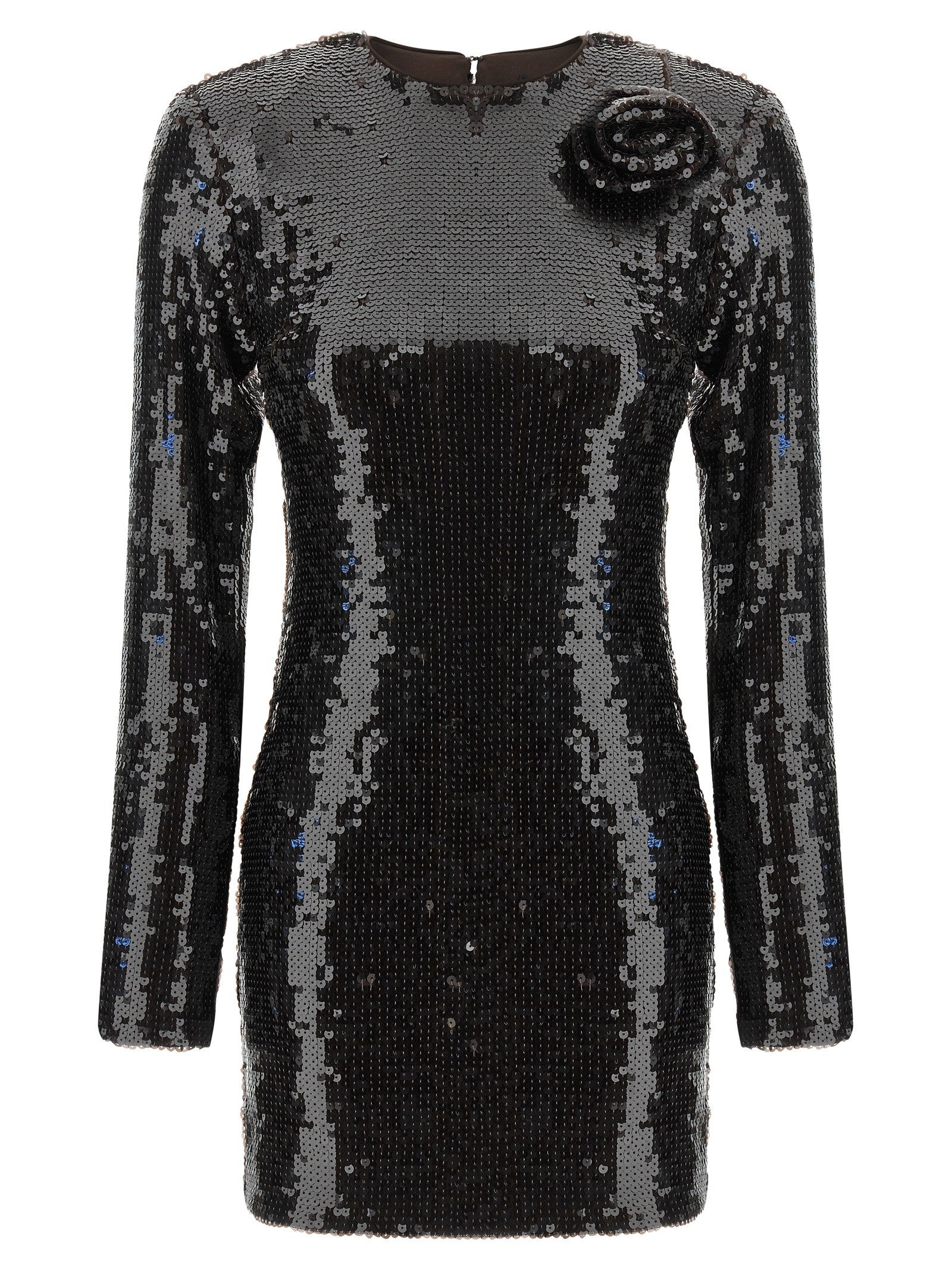 ROTATE Birger Christensen Sequin Dress Brown