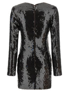 ROTATE Birger Christensen Sequin Dress Brown, view 2