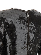 ROTATE Birger Christensen Sequin Dress Brown, view 4