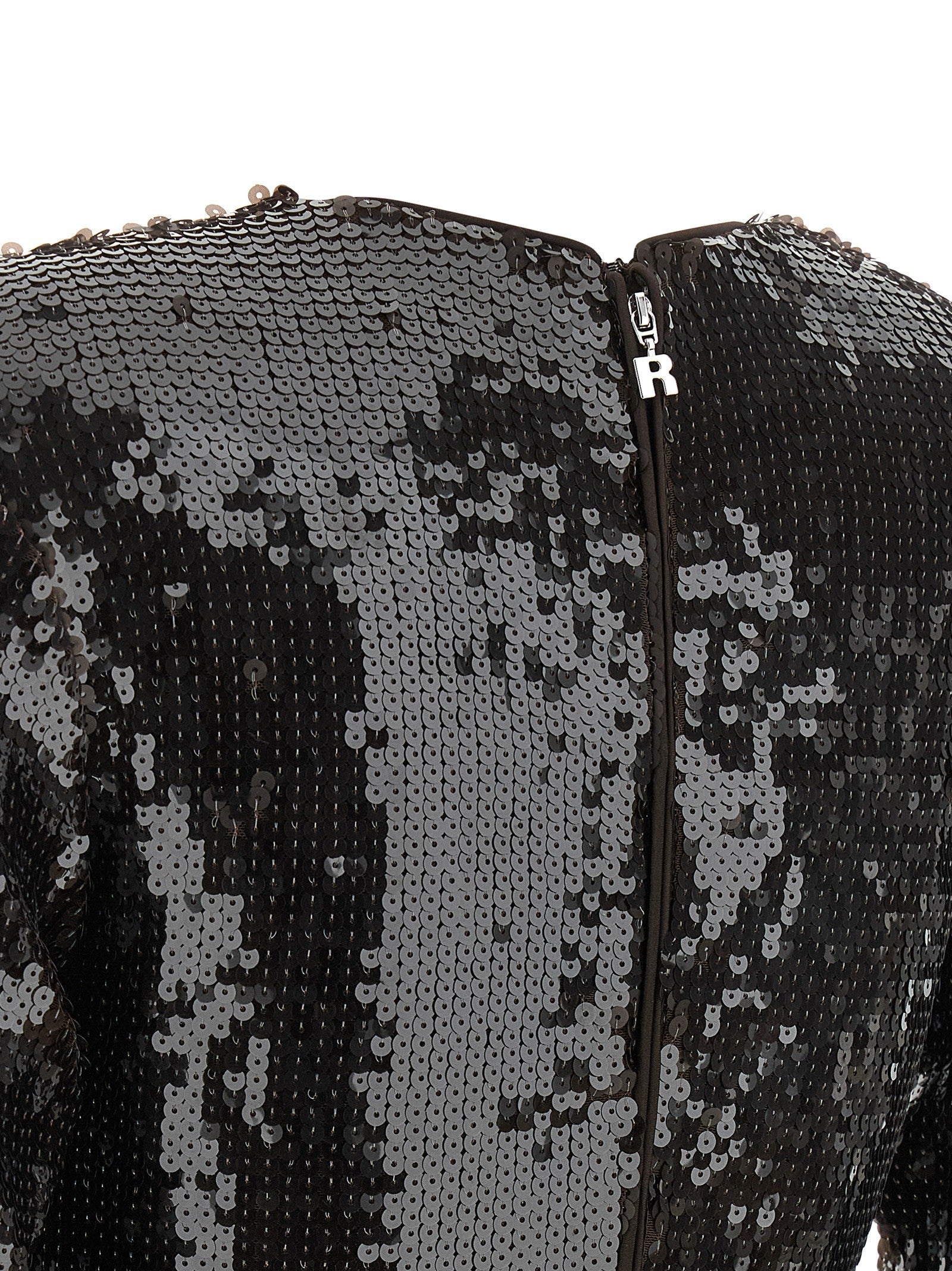 ROTATE Birger Christensen Sequin Dress Brown