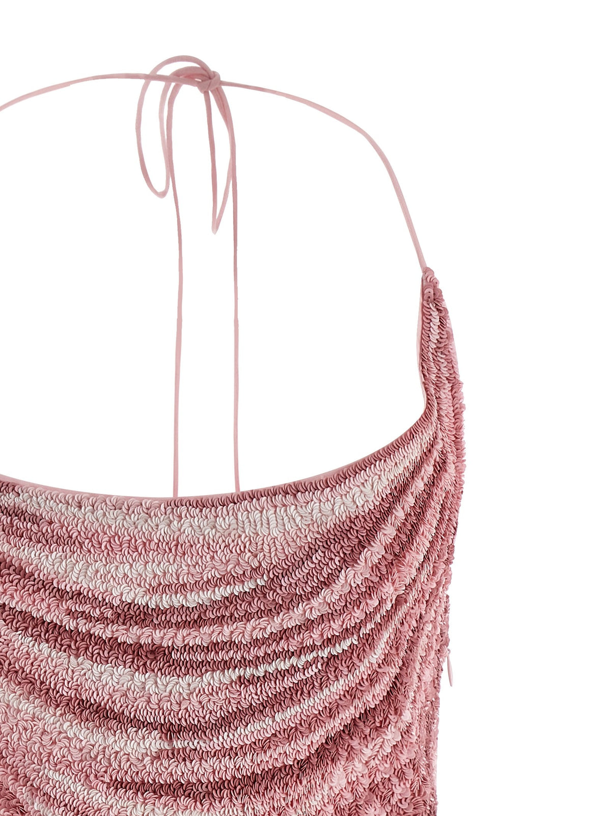 Balmain Sequin Dress Blue