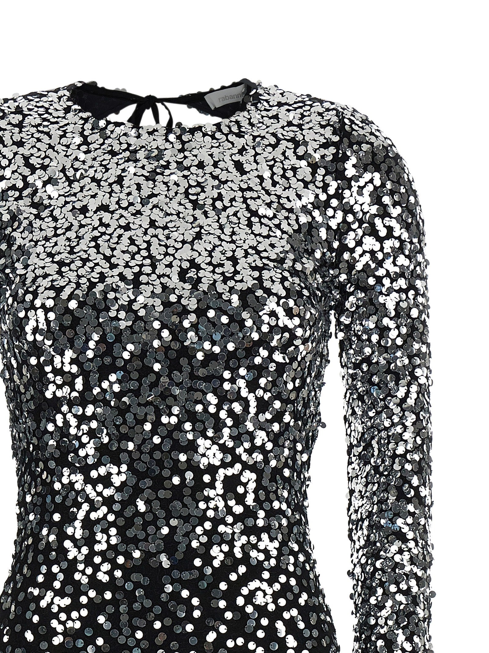 Rabanne Sequin Dress Black