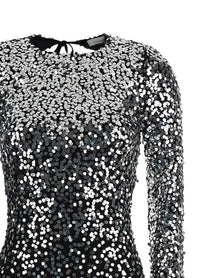 Rabanne Sequin Dress Black