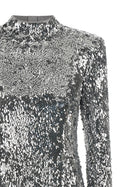 Balmain Sequin Dress Silver, view 3