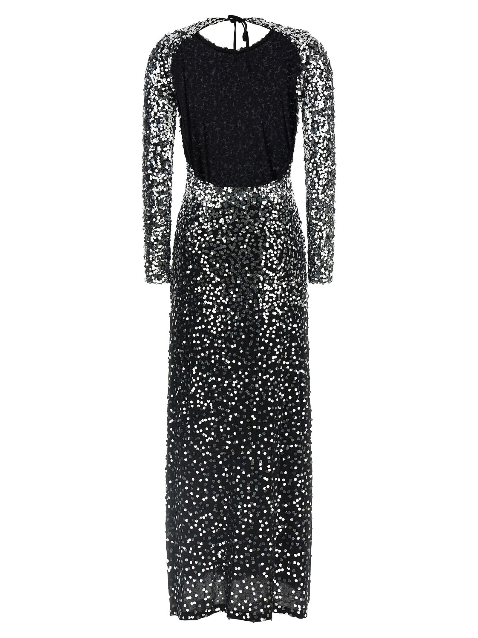 Rabanne Sequin Dress Black