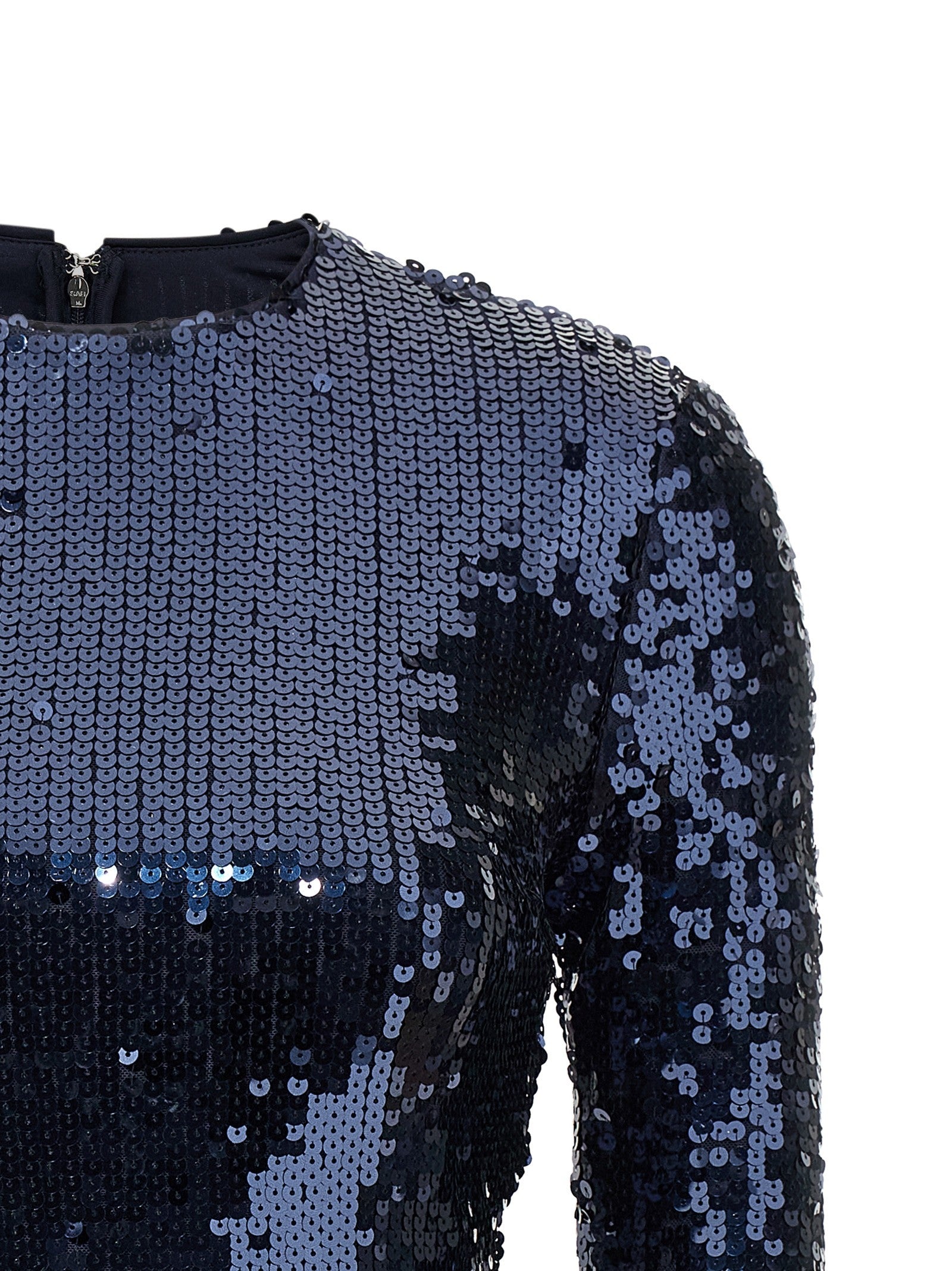 ROTATE Birger Christensen Sequin Dress Blue