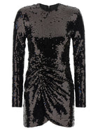 ROTATE Birger Christensen Sequin Dress Black