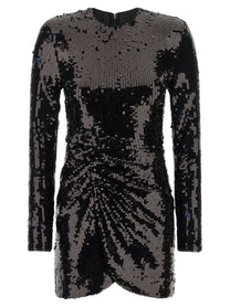 ROTATE Birger Christensen Sequin Dress Black