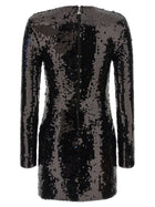 ROTATE Birger Christensen Sequin Dress Black, view 2