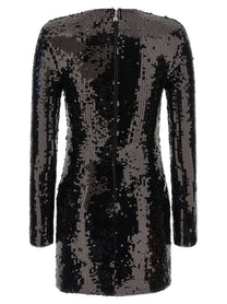 ROTATE Birger Christensen Sequin Dress Black