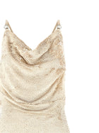 Coperni Sequin Dress Beige, view 3