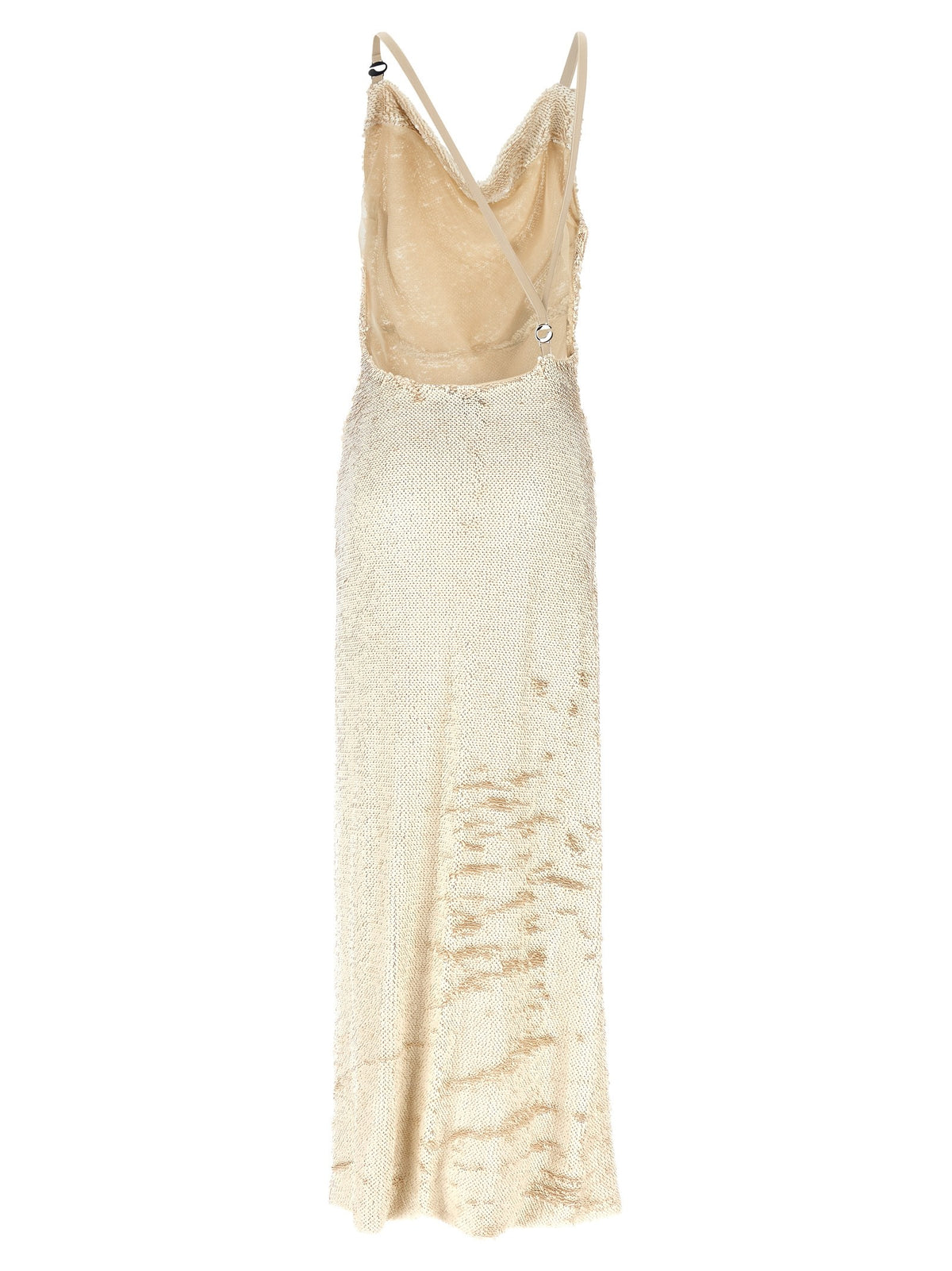 Coperni Sequin Dress Beige, view 2