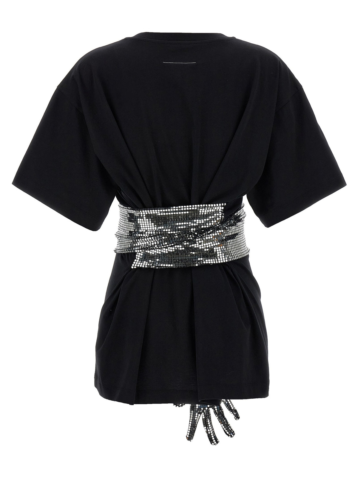 MM6 Maison Margiela Sequin Gloves Shirt Black