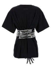 MM6 Maison Margiela Sequin Gloves Shirt Black