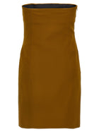 The Attico Sequin Insert Dress Green, view 2