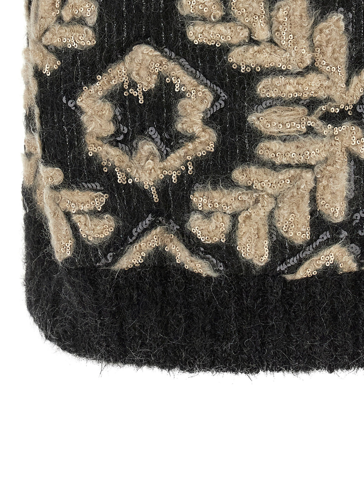 Brunello Cucinelli Sequin Intarsia Cardigan Grey