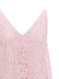 self-portrait Sequin Lace Dress Blue