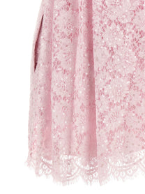 self-portrait Sequin Lace Dress Blue