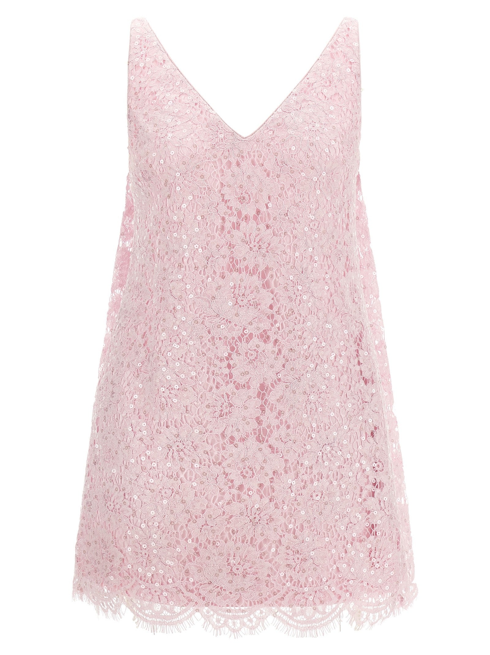 self-portrait Sequin Lace Dress Blue