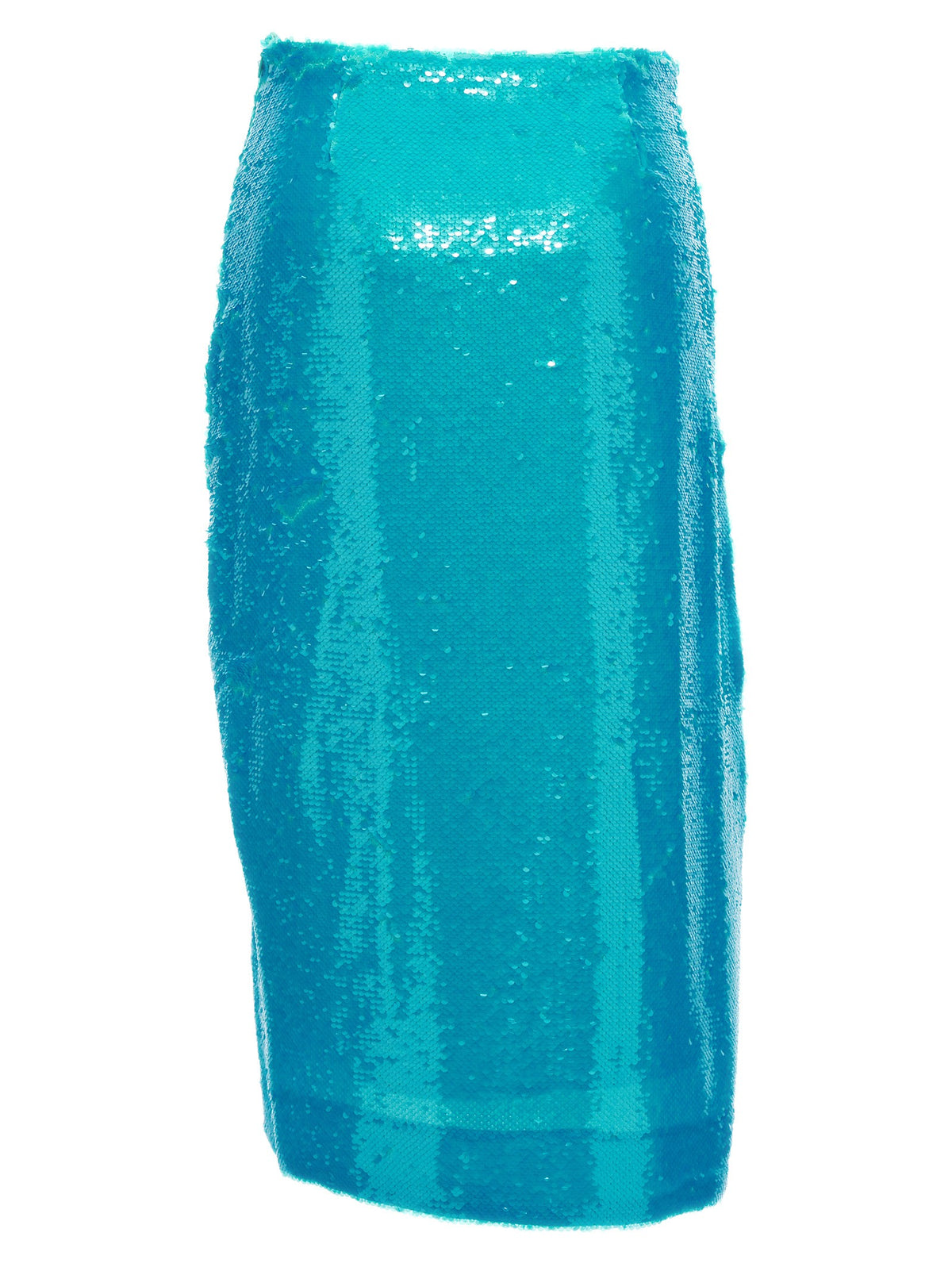 Ganni Sequin Midi Skirt Blue