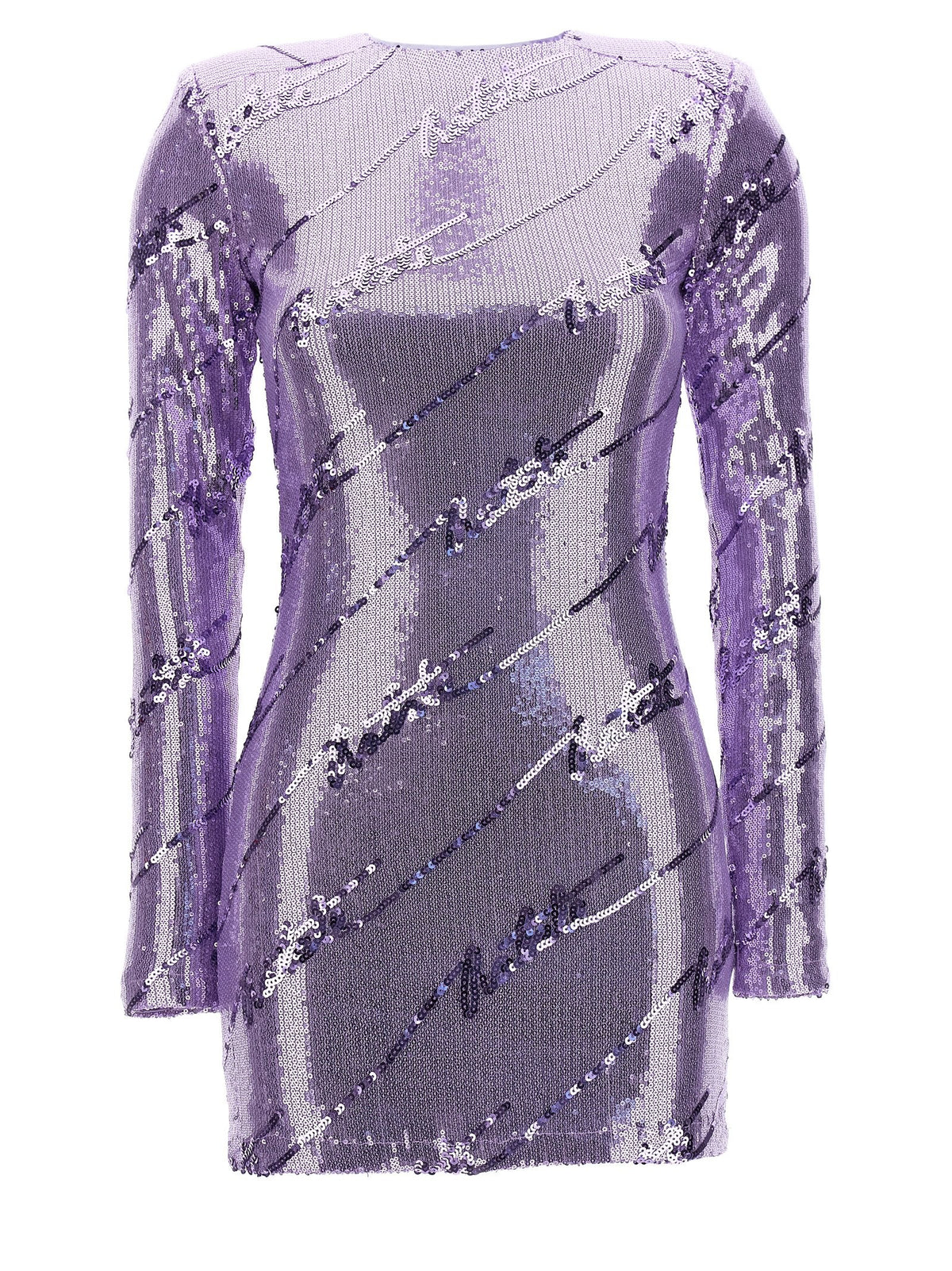 ROTATE Birger Christensen Sequin Mini Dress Purple