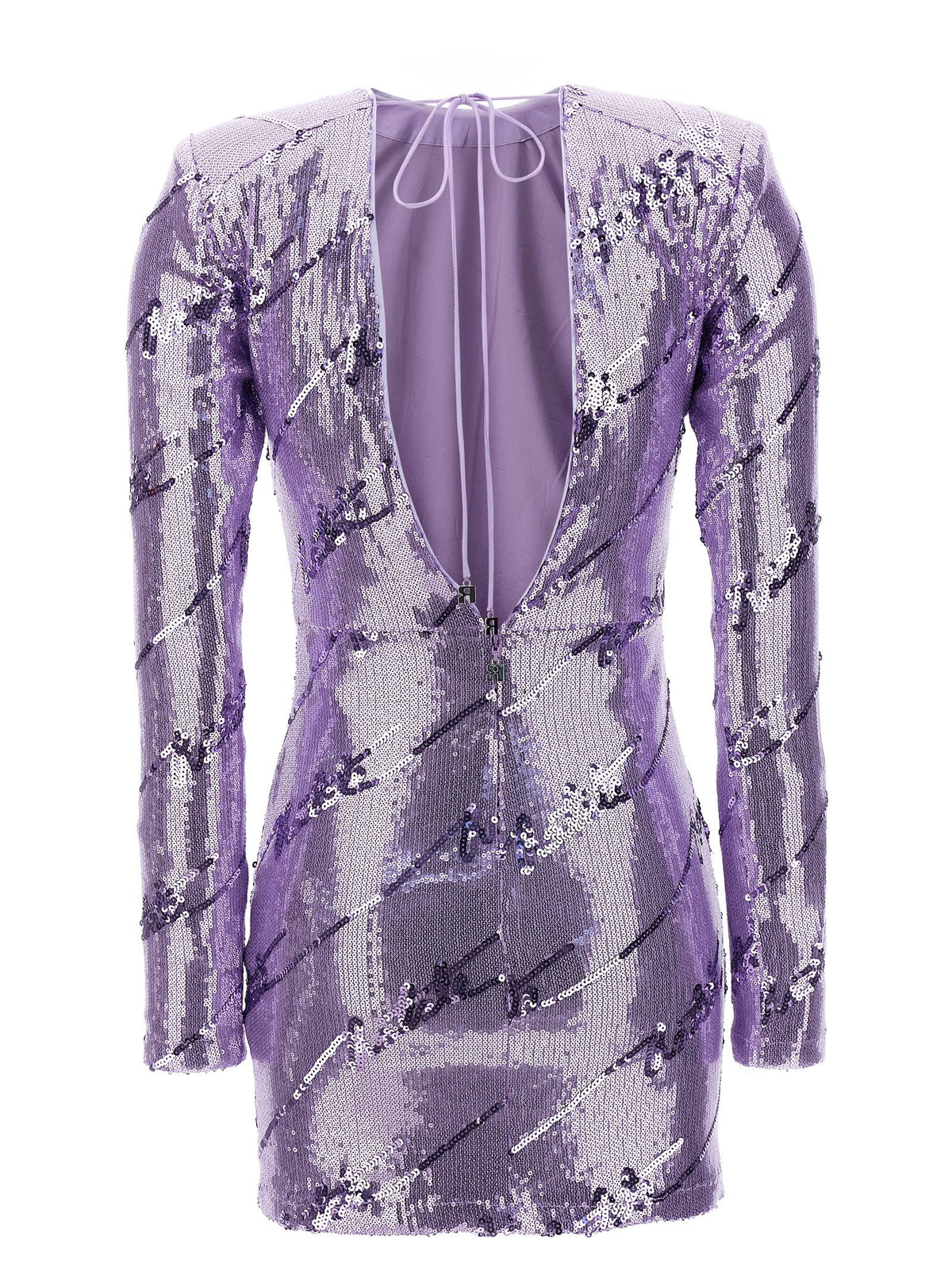 ROTATE Birger Christensen Sequin Mini Dress Purple