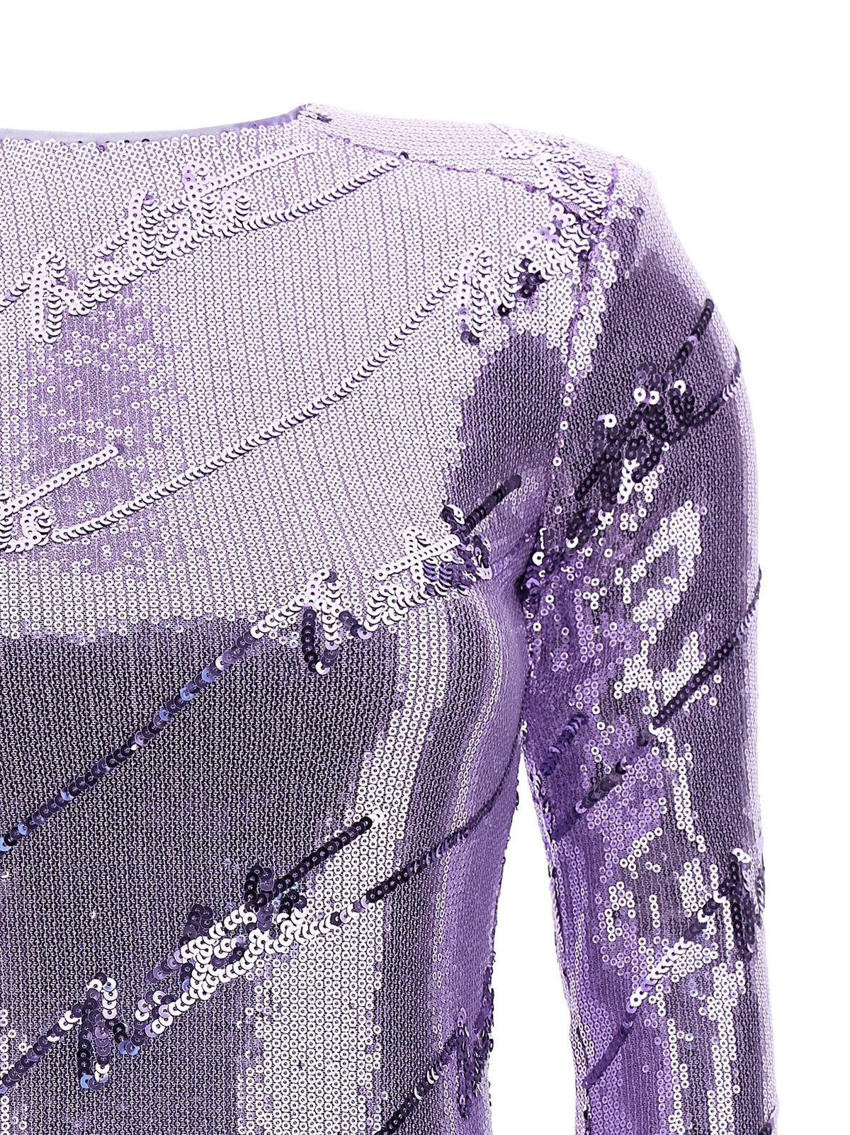 ROTATE Birger Christensen Sequin Mini Dress Purple