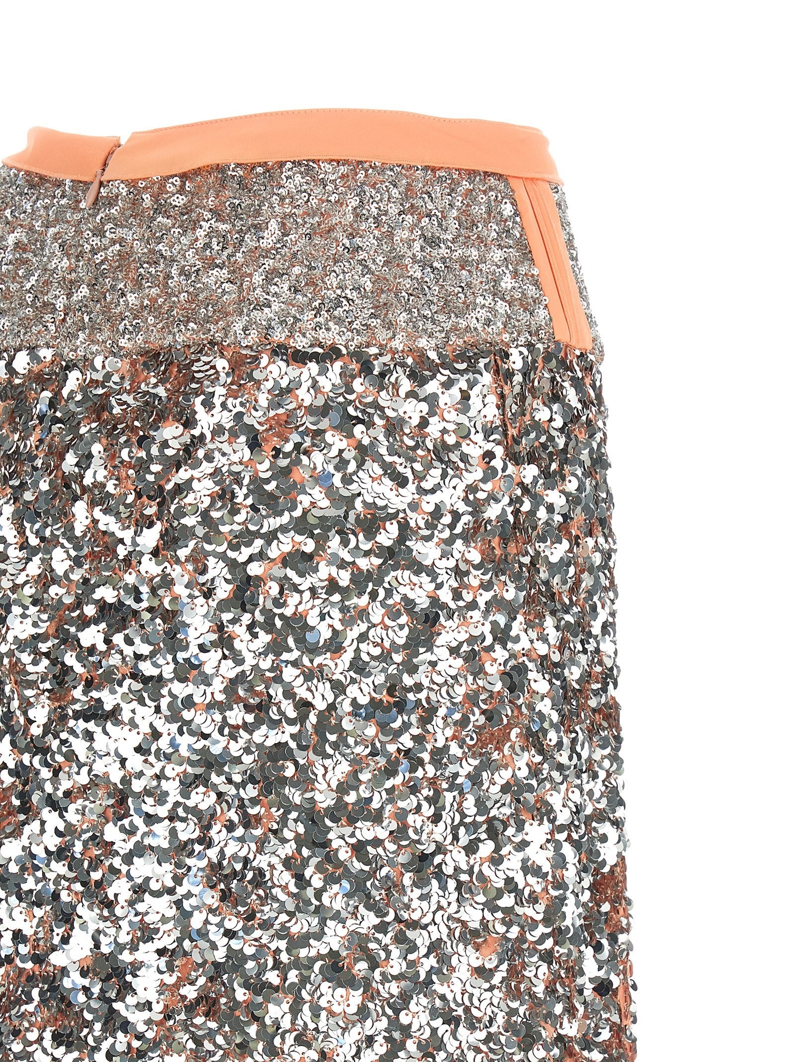Rabanne Sequin Skirt Silver