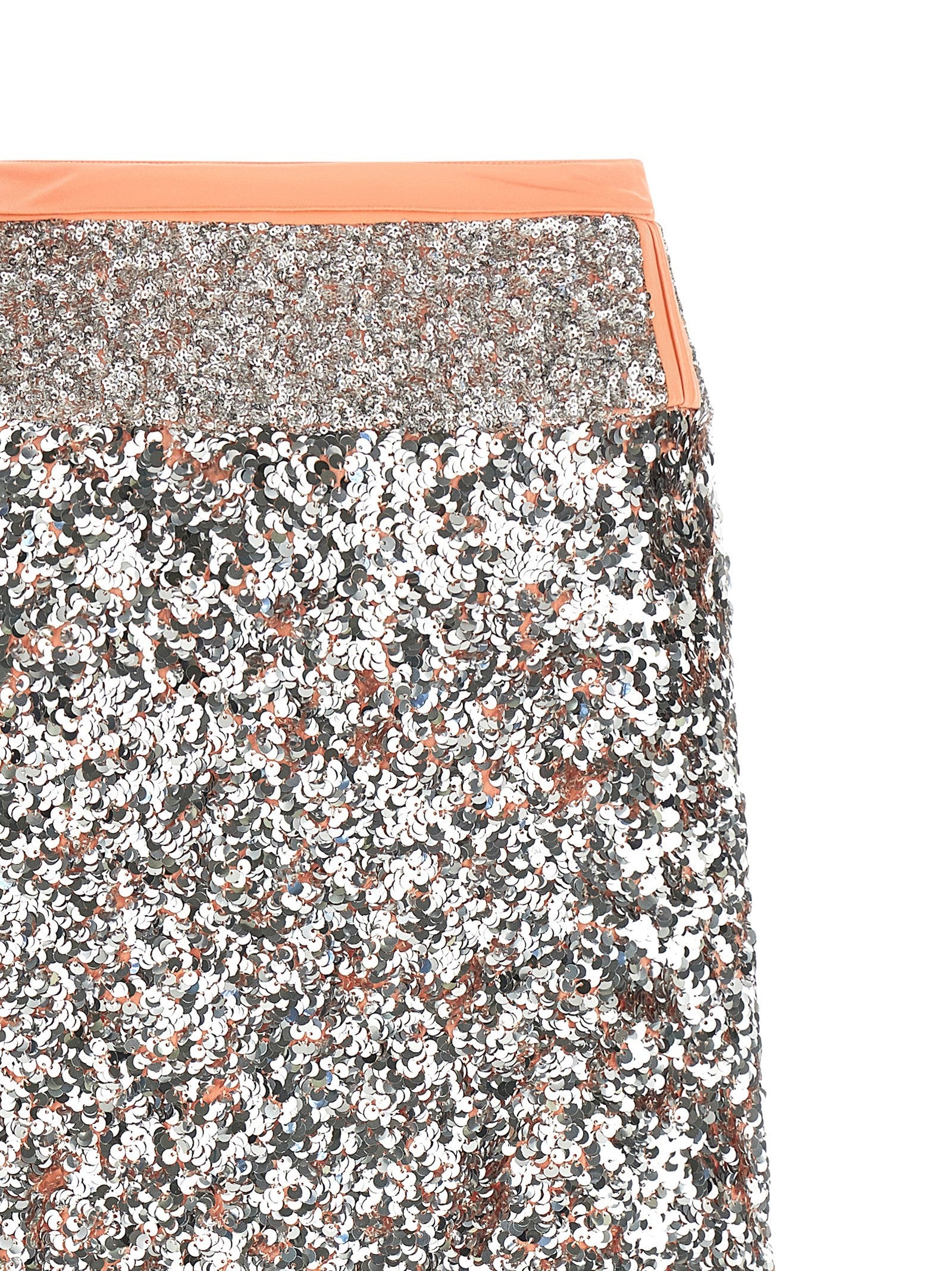 Rabanne Sequin Skirt Silver