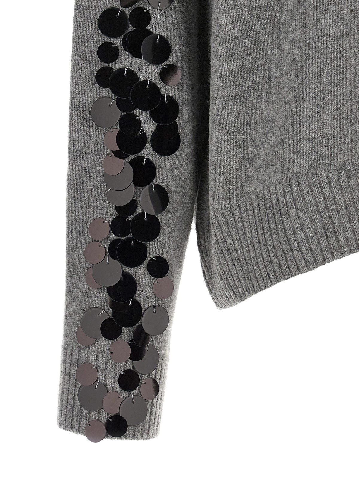 Nude Lucy Sequin Sweater Grey
