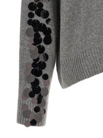 Nude Lucy Sequin Sweater Grey