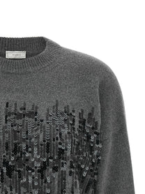 Peserico Sequin Sweater Grey, view 3