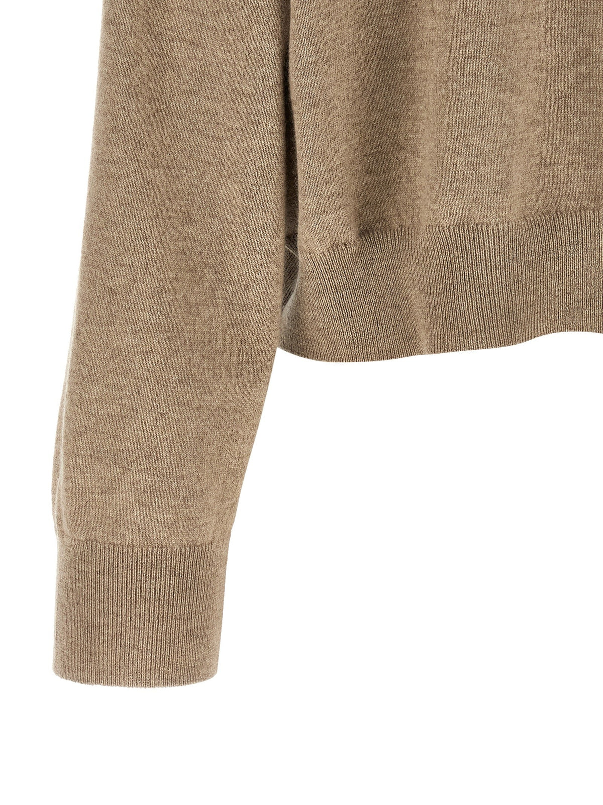 Brunello Cucinelli Sequin Sweater Beige, view 4