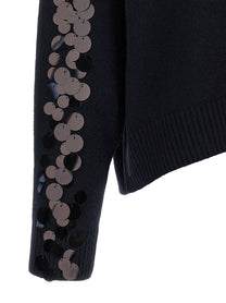 Nude Lucy Sequin Sweater Blue